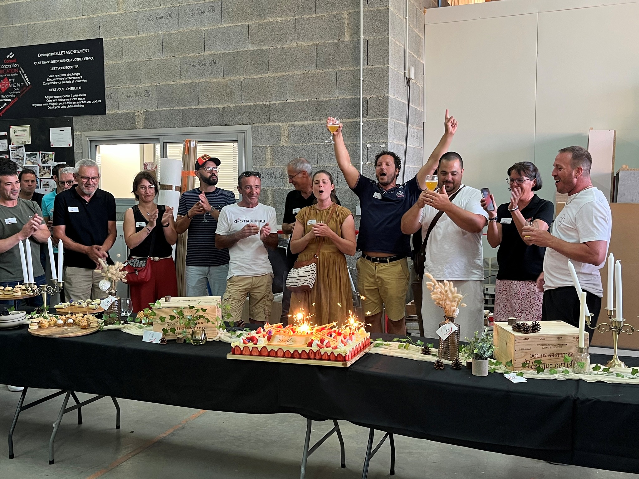 Partageo - adhérent - GE - anniversaire - 70ans -Dillet AGENCEMENT